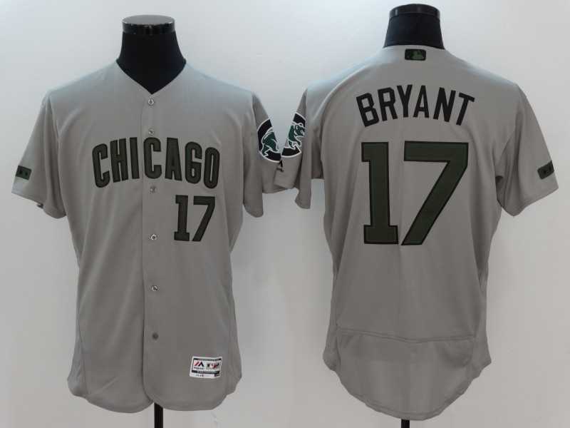Chicago Cubs #17 Kris Bryant Gray 2017 Memorial Day Flexbase Player Jersey,We sell and wholesale Chicago Cubs #17 Kris Bryant Gray 2017 Memorial Day Flexbase Player Jersey on line form chian!
