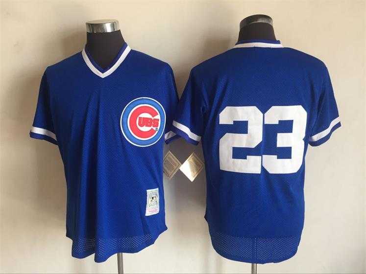 Chicago Cubs #23 Ryne Sandberg Blue Mitchell And Ness Throwback Pullover Stitched Jersey,We sell and wholesale Chicago Cubs #23 Ryne Sandberg Blue Mitchell And Ness Throwback Pullover Stitched Jersey on line form chian!