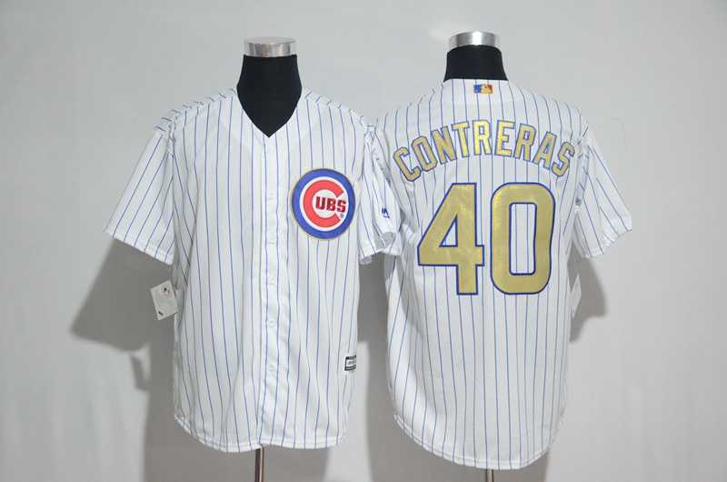 Chicago Cubs #40 Willson Contreras World Series Champions Gold Program New Cool Base Stitched Jersey,We sell and wholesale Chicago Cubs #40 Willson Contreras World Series Champions Gold Program New Cool Base Stitched Jersey on line form chian!