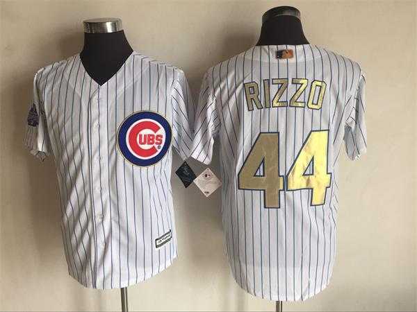 Chicago Cubs #44 Anthony Rizzo White World Series Champions Gold Program New Cool Base Stitched Jersey,We sell and wholesale Chicago Cubs #44 Anthony Rizzo White World Series Champions Gold Program New Cool Base Stitched Jersey on line form chian!