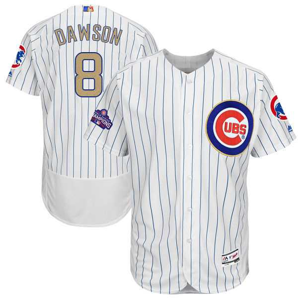 Chicago Cubs #8 Andre Dawson White World Series Champions Gold Program Flexbase Collection Stitched Jersey,We sell and wholesale Chicago Cubs #8 Andre Dawson White World Series Champions Gold Program Flexbase Collection Stitched Jersey on line form chian!