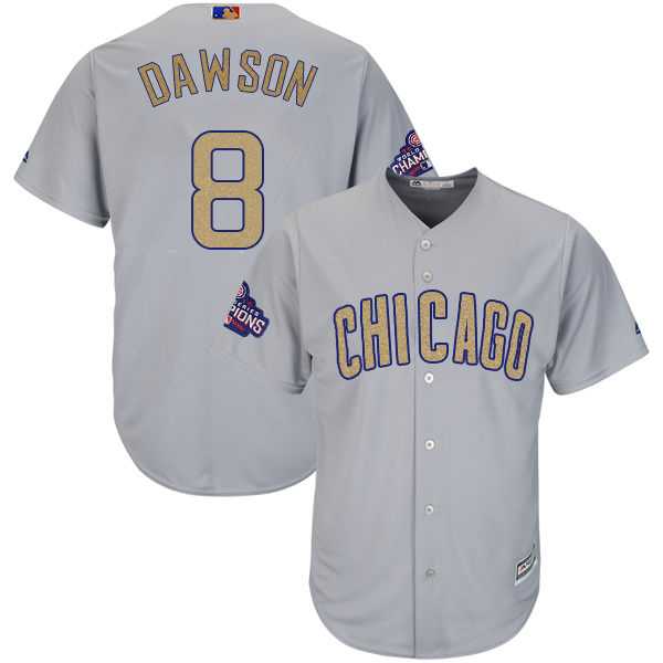 Chicago Cubs #8 Andre Dawson World Series Champions Gold Program Cool Base Stitched Jersey JiaSu,We sell and wholesale Chicago Cubs #8 Andre Dawson World Series Champions Gold Program Cool Base Stitched Jersey JiaSu on line form chian!
