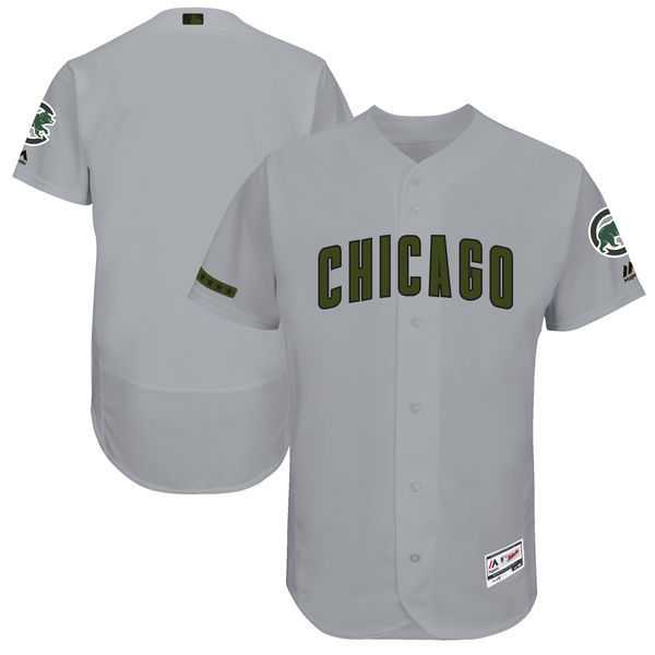 Customized Men's Chicago Cubs Gray 2017 Memorial Day Flexbase Player Jersey,We sell and wholesale Customized Men's Chicago Cubs Gray 2017 Memorial Day Flexbase Player Jersey on line form chian!