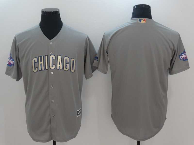 Customized Men's Chicago Cubs World Series Champions Gold Program Cool Base Jersey,We sell and wholesale Customized Men's Chicago Cubs World Series Champions Gold Program Cool Base Jersey on line form chian!