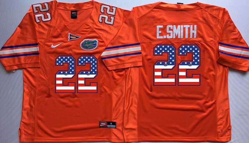 Florida Gators #22 Emmitt Smith Orange USA Flag College Stitched Jersey,We sell and wholesale Florida Gators #22 Emmitt Smith Orange USA Flag College Stitched Jersey on line form chian!