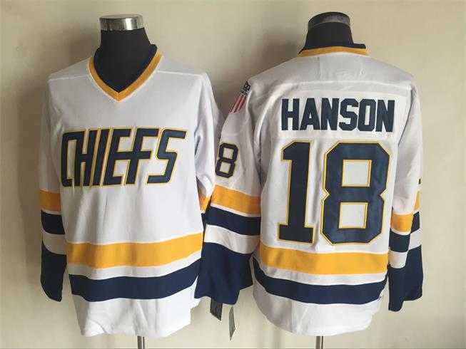 Hanson Brothers #18 Jeff Hanson White Winter Classic Stitched Movie Jersey,We sell and wholesale Hanson Brothers #18 Jeff Hanson White Winter Classic Stitched Movie Jersey on line form chian!