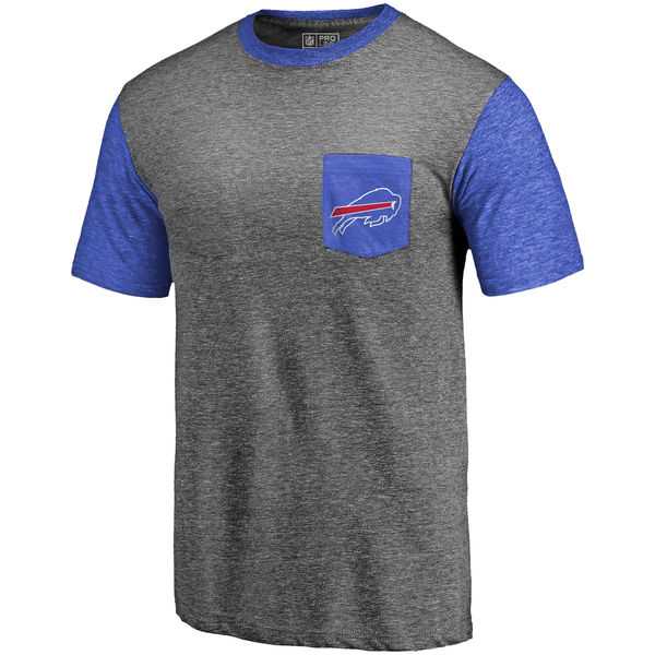 Men's Buffalo Bills Pro Line by Fanatics Branded Heathered Gray Royal Refresh Pocket T-Shirt FengYun,We sell and wholesale Men's Buffalo Bills Pro Line by Fanatics Branded Heathered Gray Royal Refresh Pocket T-Shirt FengYun on line form chian!