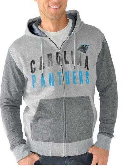Men's Carolina Panthers G III Sports by Carl Banks Safety Tri Blend Full Zip Hoodie Heathered Gray FengYun,We sell and wholesale Men's Carolina Panthers G III Sports by Carl Banks Safety Tri Blend Full Zip Hoodie Heathered Gray FengYun on line form chian!