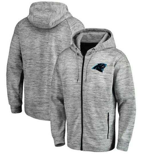 Men's Carolina Panthers Pro Line by Fanatics Branded Space Dye Performance Full Zip Hoodie Heathered Gray FengYun,We sell and wholesale Men's Carolina Panthers Pro Line by Fanatics Branded Space Dye Performance Full Zip Hoodie Heathered Gray FengYun on line form chian!