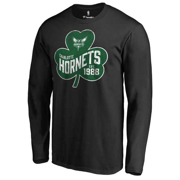 Men's Charlotte Hornets Fanatics Branded Black Big & Tall St. Patrick's Day Paddy's Pride Long Sleeve T-Shirt FengYun,We sell and wholesale Men's Charlotte Hornets Fanatics Branded Black Big & Tall St. Patrick's Day Paddy's Pride Long Sleeve T-Shirt FengYun on line form chian!