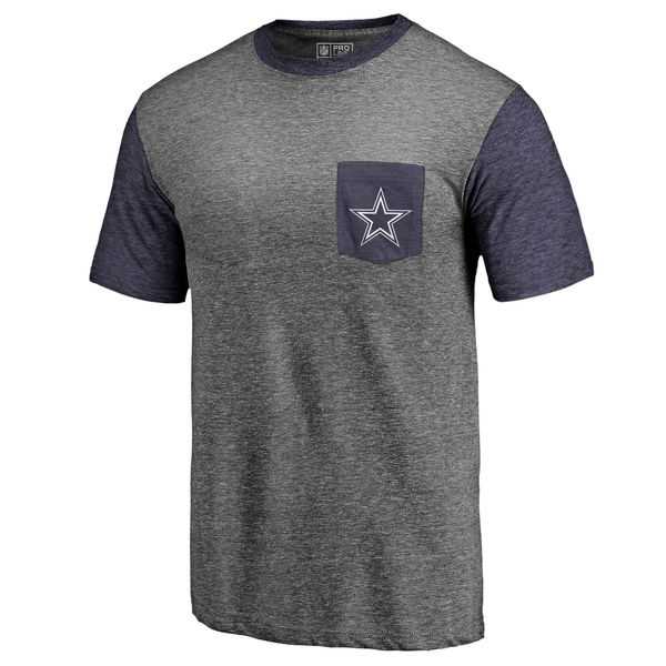 Men's Dallas Cowboys Pro Line by Fanatics Branded Heathered Gray Navy Refresh Pocket T-Shirt FengYun,We sell and wholesale Men's Dallas Cowboys Pro Line by Fanatics Branded Heathered Gray Navy Refresh Pocket T-Shirt FengYun on line form chian!