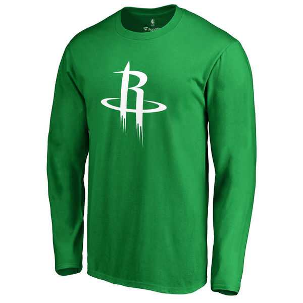 Men's Houston Rockets Fanatics Branded Kelly Green St. Patrick's Day White Logo Long Sleeve T-Shirt FengYun,We sell and wholesale Men's Houston Rockets Fanatics Branded Kelly Green St. Patrick's Day White Logo Long Sleeve T-Shirt FengYun on line form chian!