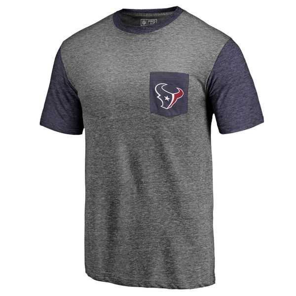 Men's Houston Texans Pro Line by Fanatics Branded Heathered Gray Navy Refresh Pocket T-Shirt FengYun,We sell and wholesale Men's Houston Texans Pro Line by Fanatics Branded Heathered Gray Navy Refresh Pocket T-Shirt FengYun on line form chian!