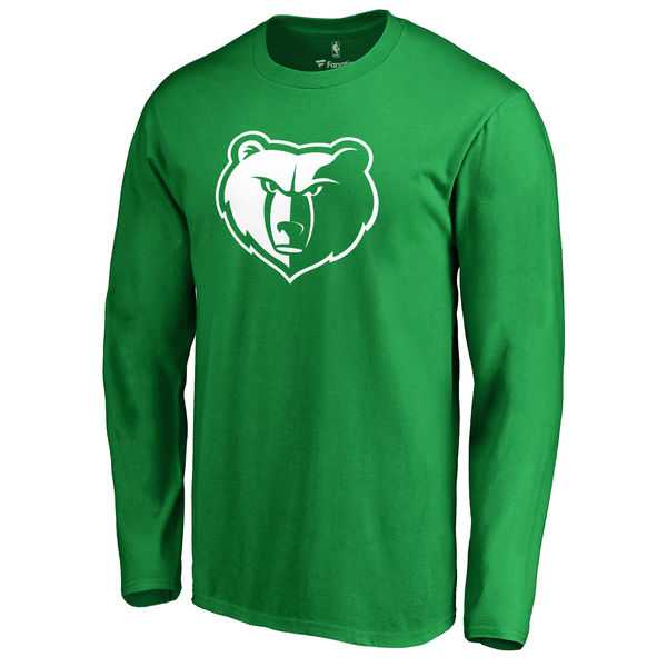 Men's Memphis Grizzlies Fanatics Branded Kelly Green St. Patrick's Day White Logo Long Sleeve T-Shirt FengYun,We sell and wholesale Men's Memphis Grizzlies Fanatics Branded Kelly Green St. Patrick's Day White Logo Long Sleeve T-Shirt FengYun on line form chian!