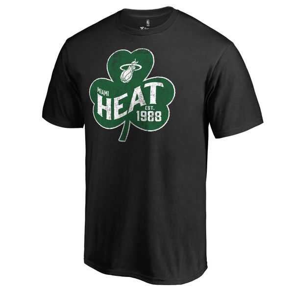 Men's Miami Heat Fanatics Branded Black Big & Tall St. Patrick's Day Paddy's Pride T-Shirt FengYun,We sell and wholesale Men's Miami Heat Fanatics Branded Black Big & Tall St. Patrick's Day Paddy's Pride T-Shirt FengYun on line form chian!