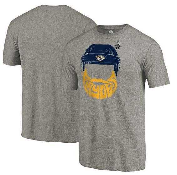Men's Nashville Predators 2017 Stanley Cup Playoffs Gray Short Sleeve T-Shirt FengYun,We sell and wholesale Men's Nashville Predators 2017 Stanley Cup Playoffs Gray Short Sleeve T-Shirt FengYun on line form chian!
