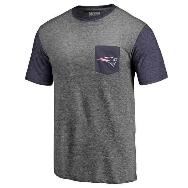 Men's New England Patriots Pro Line by Fanatics Branded Heathered Gray Navy Refresh Pocket T-Shirt FengYun,We sell and wholesale Men's New England Patriots Pro Line by Fanatics Branded Heathered Gray Navy Refresh Pocket T-Shirt FengYun on line form chian!
