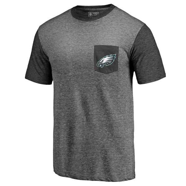 Men's Philadelphia Eagles Pro Line by Fanatics Branded Heathered Gray Black Refresh Pocket T-Shirt FengYun,We sell and wholesale Men's Philadelphia Eagles Pro Line by Fanatics Branded Heathered Gray Black Refresh Pocket T-Shirt FengYun on line form chian!