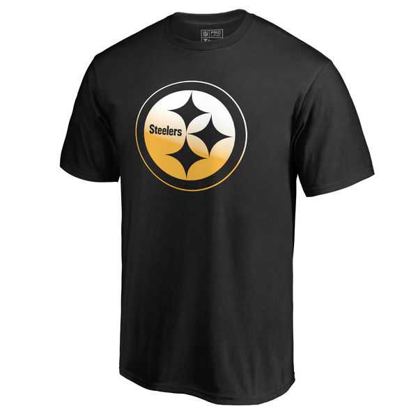 Men's Pittsburgh Steelers Pro Line by Fanatics Branded Black Big & Tall Gradient Logo T-Shirt FengYun,We sell and wholesale Men's Pittsburgh Steelers Pro Line by Fanatics Branded Black Big & Tall Gradient Logo T-Shirt FengYun on line form chian!