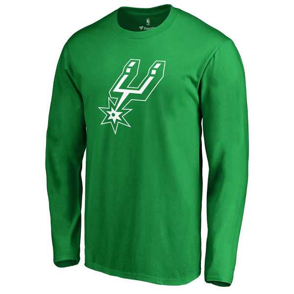 Men's San Antonio Spurs Fanatics Branded Kelly Green St. Patrick's Day White Logo Long Sleeve T-Shirt FengYun,We sell and wholesale Men's San Antonio Spurs Fanatics Branded Kelly Green St. Patrick's Day White Logo Long Sleeve T-Shirt FengYun on line form chian!