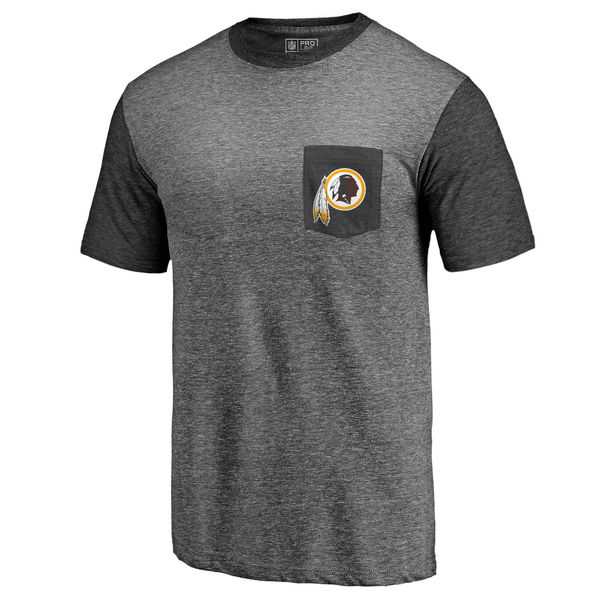Men's Washington Redskins Pro Line by Fanatics Branded Heathered Gray Black Refresh Pocket T-Shirt FengYun,We sell and wholesale Men's Washington Redskins Pro Line by Fanatics Branded Heathered Gray Black Refresh Pocket T-Shirt FengYun on line form chian!