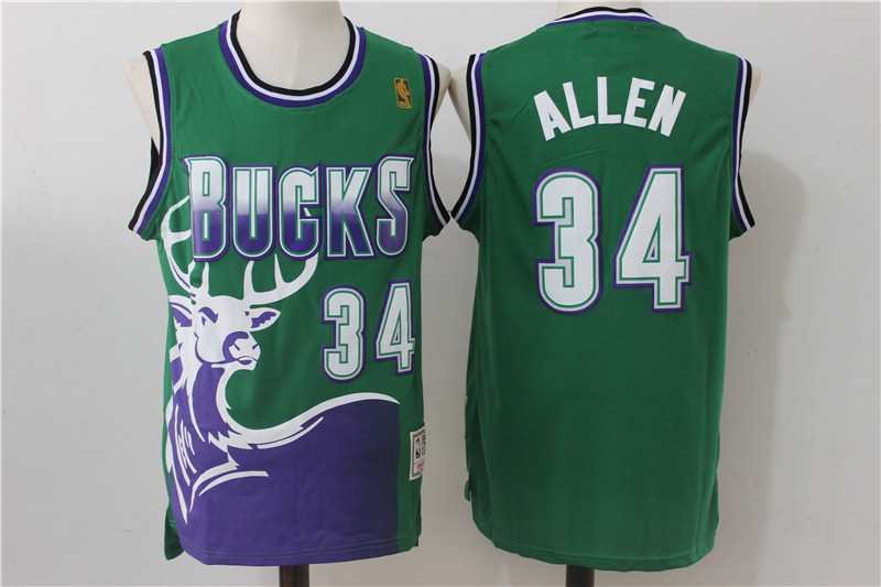 Milwaukee Bucks #34 Ray Allen Green Hardwood Classics Stitched Jersey,We sell and wholesale Milwaukee Bucks #34 Ray Allen Green Hardwood Classics Stitched Jersey on line form chian!