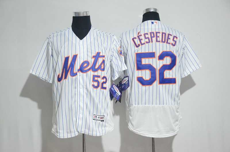 New York Mets #52 Yoenis Cespedes White Flexbase Collection Stitched MLB Jersey,We sell and wholesale New York Mets #52 Yoenis Cespedes White Flexbase Collection Stitched MLB Jersey on line form chian!