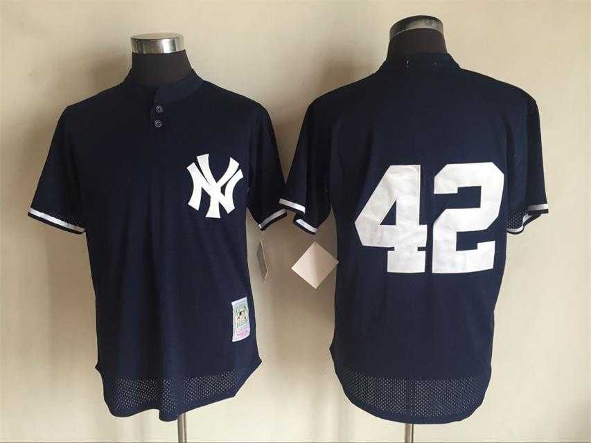 New York Yankees #42 Mariano Rivera Navy Blue Mitchell And Ness Throwback Pullover Stitched Jersey,We sell and wholesale New York Yankees #42 Mariano Rivera Navy Blue Mitchell And Ness Throwback Pullover Stitched Jersey on line form chian!