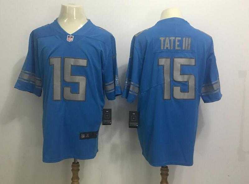 Nike Limited Detroit Lions #15 Golden Tate III Blue Color Rush Stitched NFL Jersey,We sell and wholesale Nike Limited Detroit Lions #15 Golden Tate III Blue Color Rush Stitched NFL Jersey on line form chian!