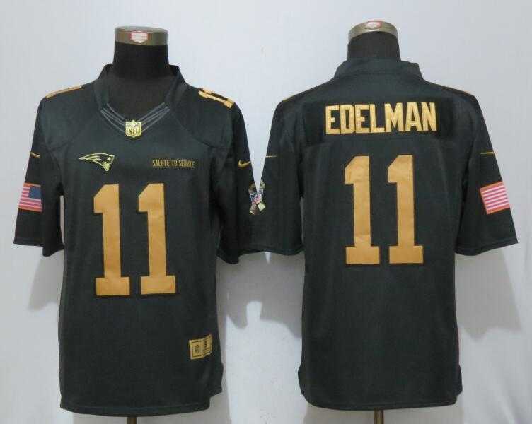 Nike Limited New England Patriots #11 Edelman Gold Anthracite Salute To Service Stitched NFL Jersey,We sell and wholesale Nike Limited New England Patriots #11 Edelman Gold Anthracite Salute To Service Stitched NFL Jersey on line form chian!