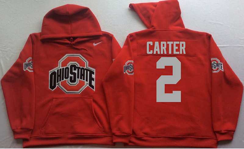 Ohio State Buckeyes #2 Chris Carter Red Men's Pullover Stitched Hoodie,We sell and wholesale Ohio State Buckeyes #2 Chris Carter Red Men's Pullover Stitched Hoodie on line form chian!