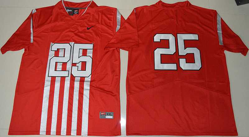 Ohio State Buckeyes #25 Mike Weber Red College Throwback Stitched Jersey,We sell and wholesale Ohio State Buckeyes #25 Mike Weber Red College Throwback Stitched Jersey on line form chian!
