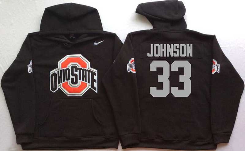 Ohio State Buckeyes #33 Pete Johnson Black Men's Pullover Stitched Hoodie,We sell and wholesale Ohio State Buckeyes #33 Pete Johnson Black Men's Pullover Stitched Hoodie on line form chian!