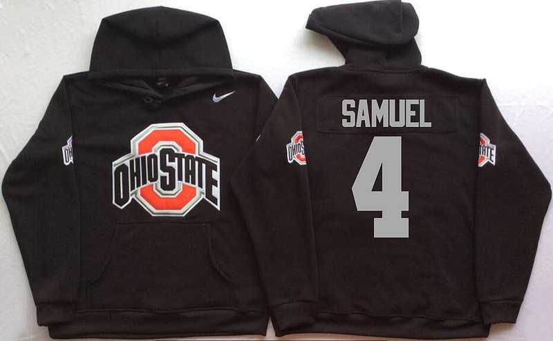 Ohio State Buckeyes #4 Curtis Samuel Black Men's Pullover Stitched Hoodie,We sell and wholesale Ohio State Buckeyes #4 Curtis Samuel Black Men's Pullover Stitched Hoodie on line form chian!