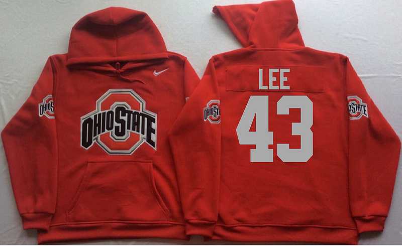Ohio State Buckeyes #43 Darron Lee Red Men's Pullover Stitched Hoodie,We sell and wholesale Ohio State Buckeyes #43 Darron Lee Red Men's Pullover Stitched Hoodie on line form chian!