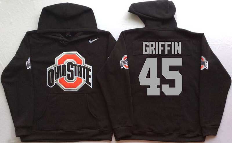 Ohio State Buckeyes #45 Archie Griffin Black Men's Pullover Stitched Hoodie,We sell and wholesale Ohio State Buckeyes #45 Archie Griffin Black Men's Pullover Stitched Hoodie on line form chian!
