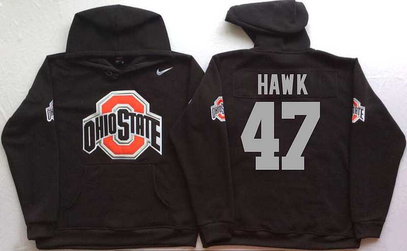 Ohio State Buckeyes #47 A.J. Hawk Black Men's Pullover Stitched Hoodie,We sell and wholesale Ohio State Buckeyes #47 A.J. Hawk Black Men's Pullover Stitched Hoodie on line form chian!