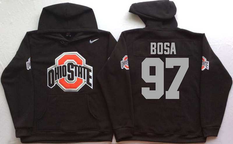 Ohio State Buckeyes #97 Joey Bosa Black Men's Pullover Stitched Hoodie,We sell and wholesale Ohio State Buckeyes #97 Joey Bosa Black Men's Pullover Stitched Hoodie on line form chian!