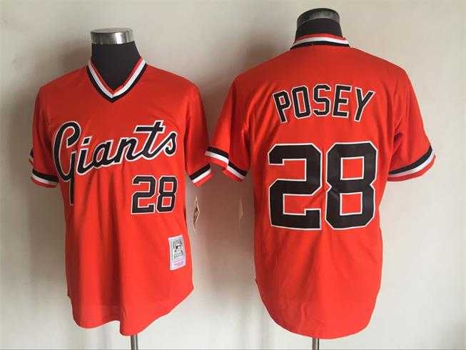 San Francisco Giants #28 Buster Posey Orange Mitchell And Ness Throwback Pullover Stitched Jersey,We sell and wholesale San Francisco Giants #28 Buster Posey Orange Mitchell And Ness Throwback Pullover Stitched Jersey on line form chian!