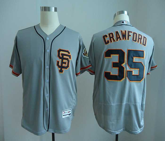 San Francisco Giants #35 Brandon Crawford Gray Flexbase Collection Stitched MLB Jersey,We sell and wholesale San Francisco Giants #35 Brandon Crawford Gray Flexbase Collection Stitched MLB Jersey on line form chian!