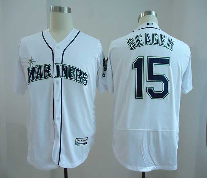 Seattle Mariners #15 Kyle Seager White Flexbase Collection Stitched MLB Jersey,We sell and wholesale Seattle Mariners #15 Kyle Seager White Flexbase Collection Stitched MLB Jersey on line form chian!