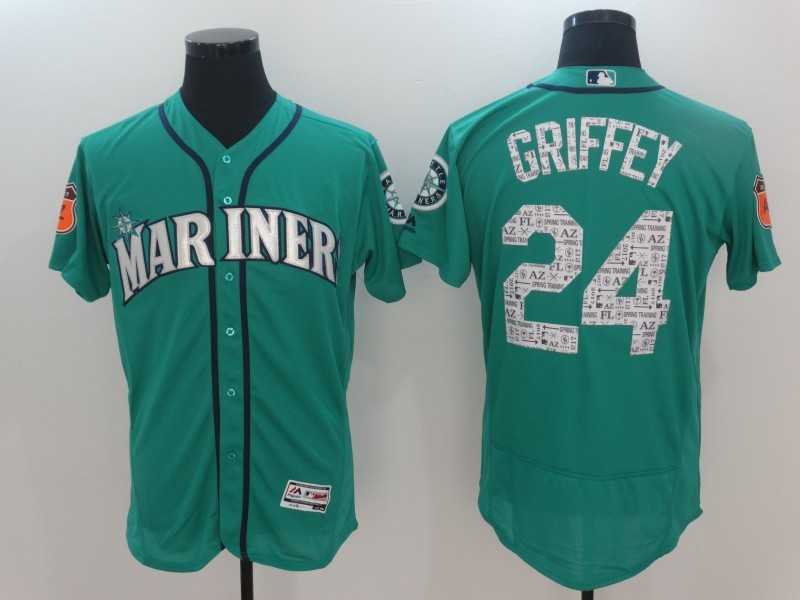 Seattle Mariners #24 Ken Griffey Green 2017 Spring Training Flexbase Collection Stitched Jersey,We sell and wholesale Seattle Mariners #24 Ken Griffey Green 2017 Spring Training Flexbase Collection Stitched Jersey on line form chian!