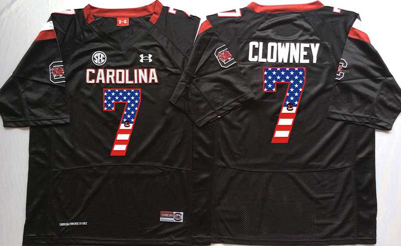 South Carolina Gamecocks #7 Jadeveon Clowney Black USA Flag College Stitched Jersey,We sell and wholesale South Carolina Gamecocks #7 Jadeveon Clowney Black USA Flag College Stitched Jersey on line form chian!