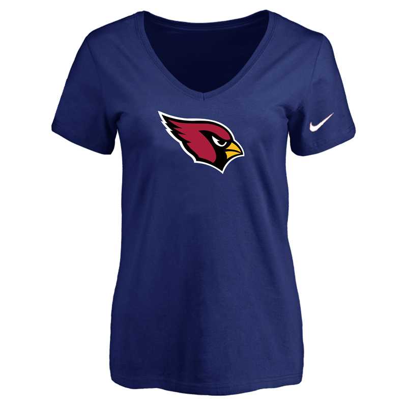 Women's Arizona Cardinals D.Blue Logo V neck T-Shirt FengYun,We sell and wholesale Women's Arizona Cardinals D.Blue Logo V neck T-Shirt FengYun on line form chian!