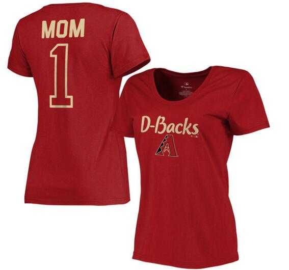 Women's Arizona Diamondbacks 2017 Mother's Day #1 Mom Plus Size T-Shirt - Red FengYun,We sell and wholesale Women's Arizona Diamondbacks 2017 Mother's Day #1 Mom Plus Size T-Shirt - Red FengYun on line form chian!