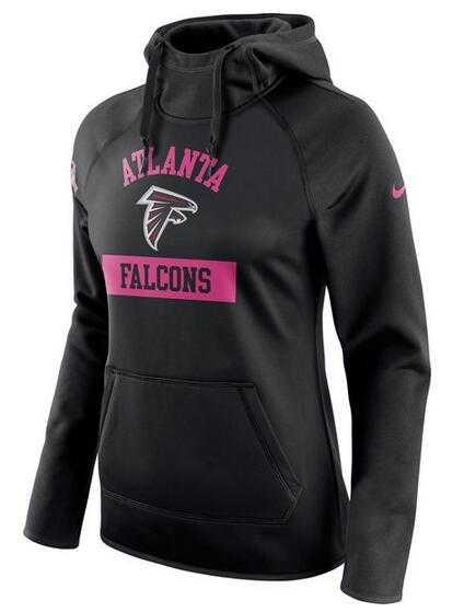 Women's Atlanta Falcons Nike Breast Cancer Awareness Circuit Performance Pullover Hoodie - Black FengYun,We sell and wholesale Women's Atlanta Falcons Nike Breast Cancer Awareness Circuit Performance Pullover Hoodie - Black FengYun on line form chian!