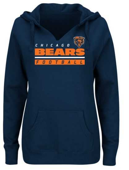Women's Chicago Bears Majestic Self-Determination Pullover Hoodie - Navy FengYun,We sell and wholesale Women's Chicago Bears Majestic Self-Determination Pullover Hoodie - Navy FengYun on line form chian!