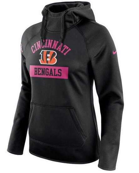 Women's Cincinnati Bengals Nike Breast Cancer Awareness Circuit Performance Pullover Hoodie - Black FengYun,We sell and wholesale Women's Cincinnati Bengals Nike Breast Cancer Awareness Circuit Performance Pullover Hoodie - Black FengYun on line form chian!