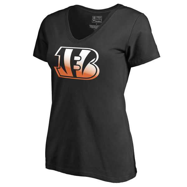 Women's Cincinnati Bengals Pro Line by Fanatics Branded Black Big & Tall Gradient Logo T-Shirt FengYun,We sell and wholesale Women's Cincinnati Bengals Pro Line by Fanatics Branded Black Big & Tall Gradient Logo T-Shirt FengYun on line form chian!