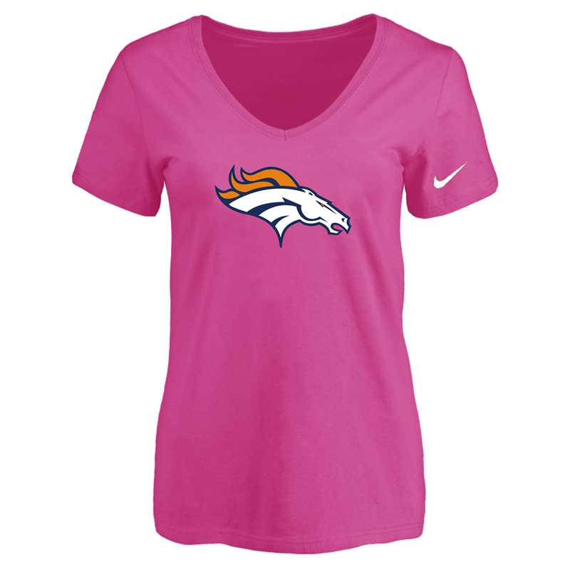 Women's Denver Broncos Peach Logo V neck T-Shirt FengYun,We sell and wholesale Women's Denver Broncos Peach Logo V neck T-Shirt FengYun on line form chian!